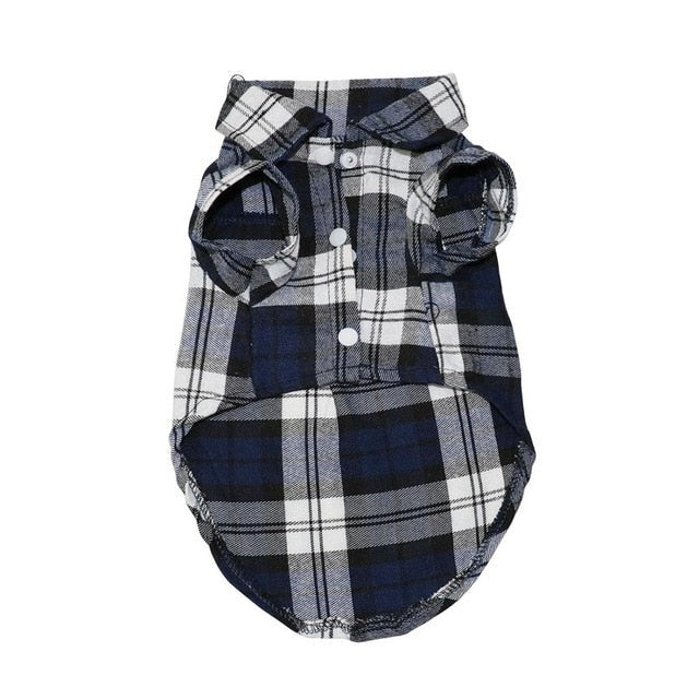 Plaid Dog Shirts for Small Dogs | Stylish Daily Walks