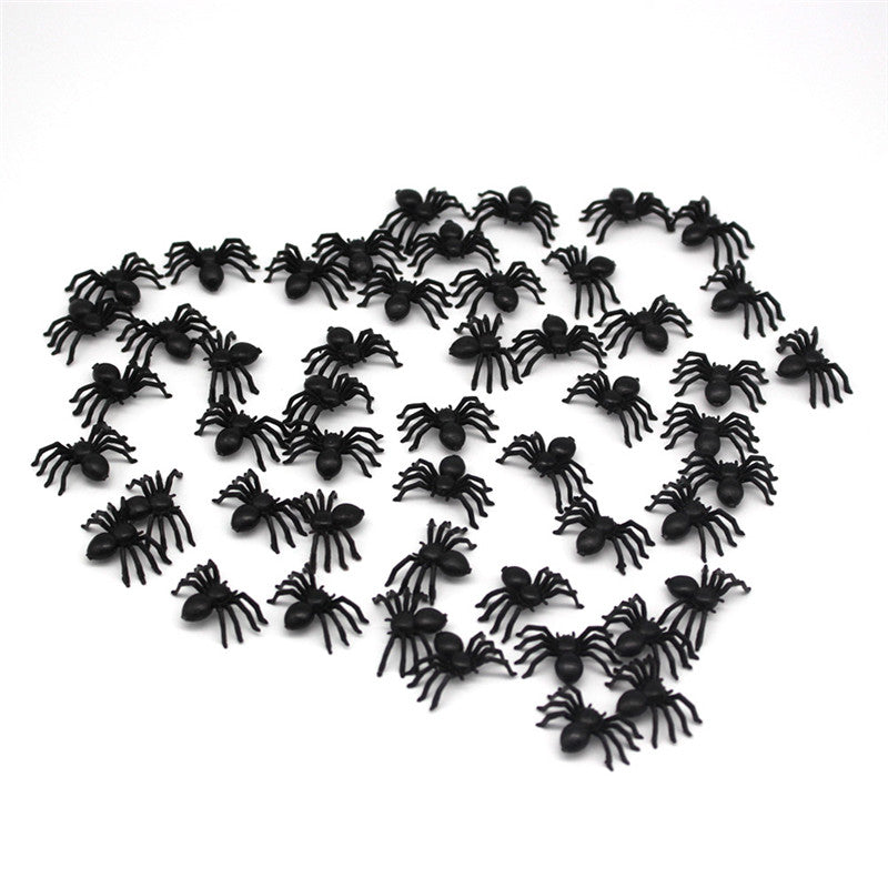 Black Spider Halloween Decorations for Haunted Houses