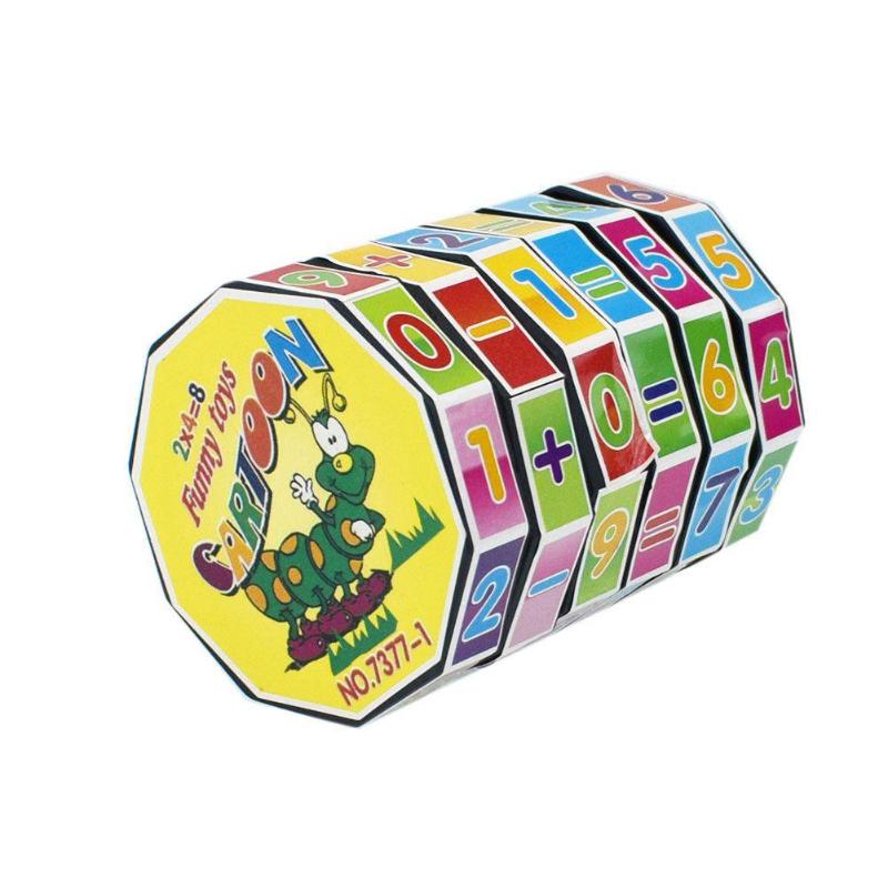 Digital Math Cube Toy for Hands-On Arithmetic Practice