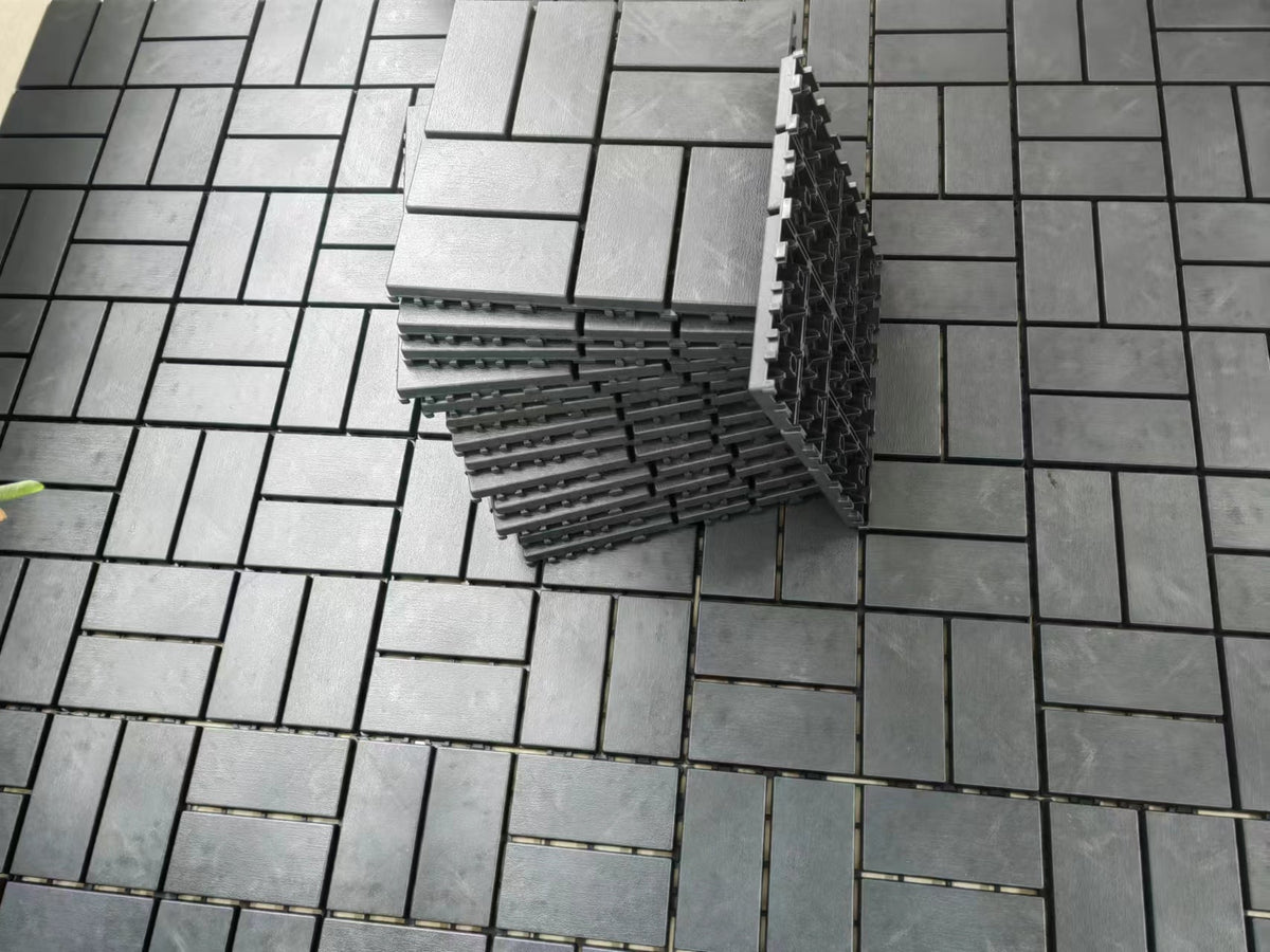 Interlocking Deck Tiles 12x12 Waterproof Patio Flooring