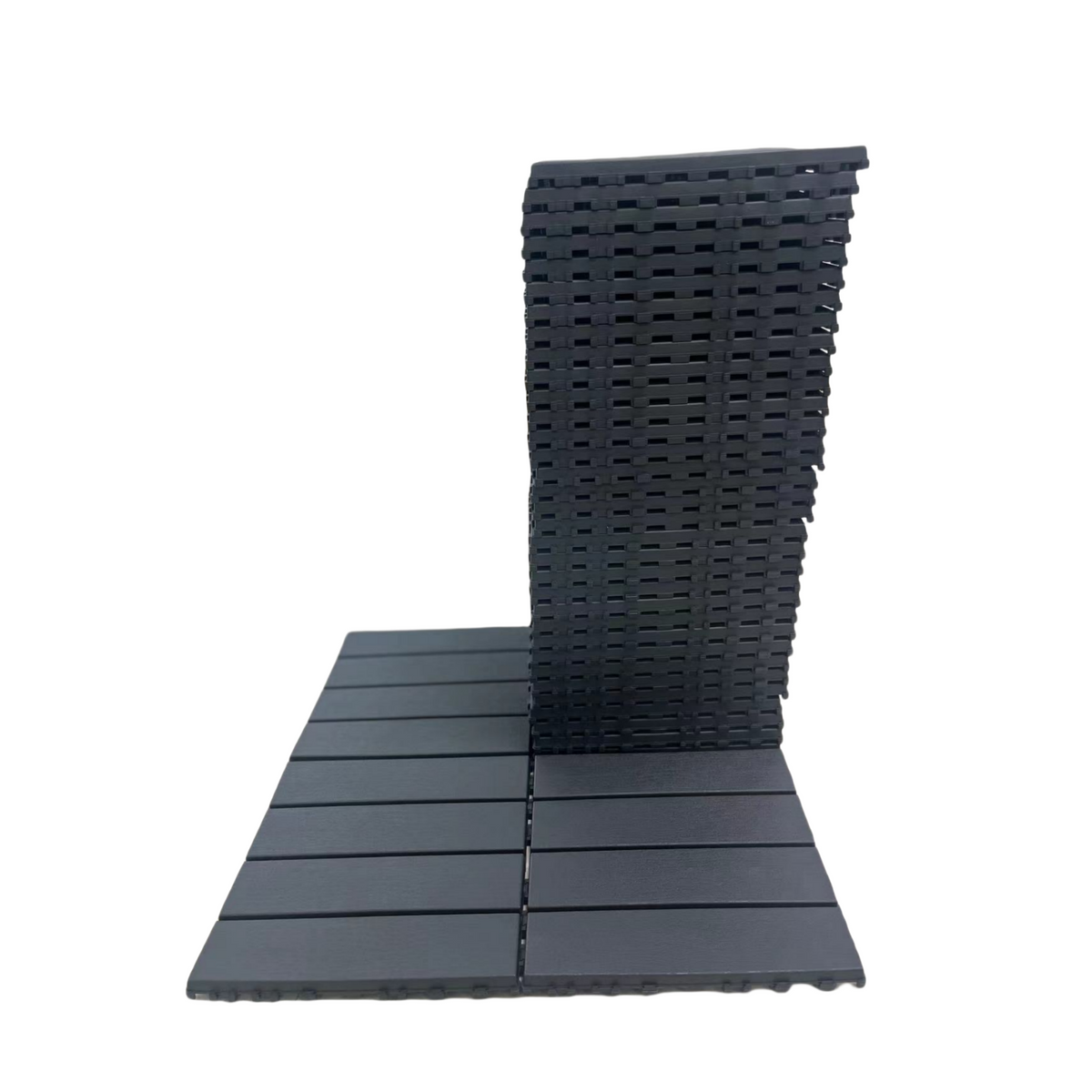 Waterproof Interlocking Deck Tiles, 12 x 12 in, 36 Pack