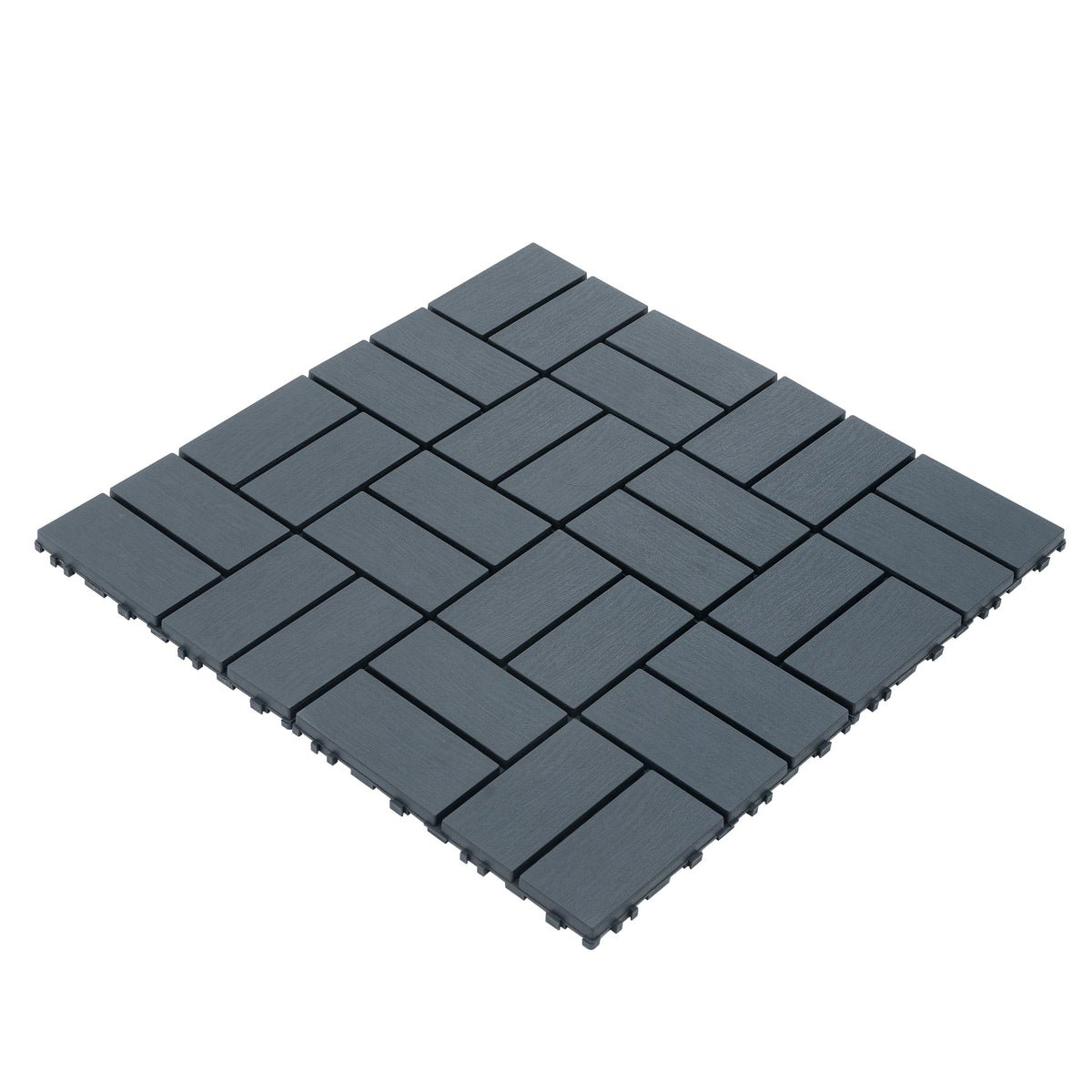 Interlocking Deck Tiles 12x12 Waterproof Outdoor Patio