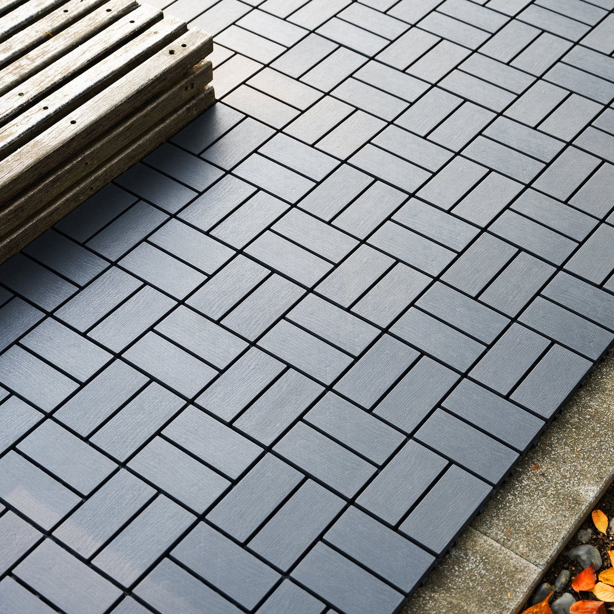 Interlocking Deck Tiles 12x12 Waterproof Outdoor Patio
