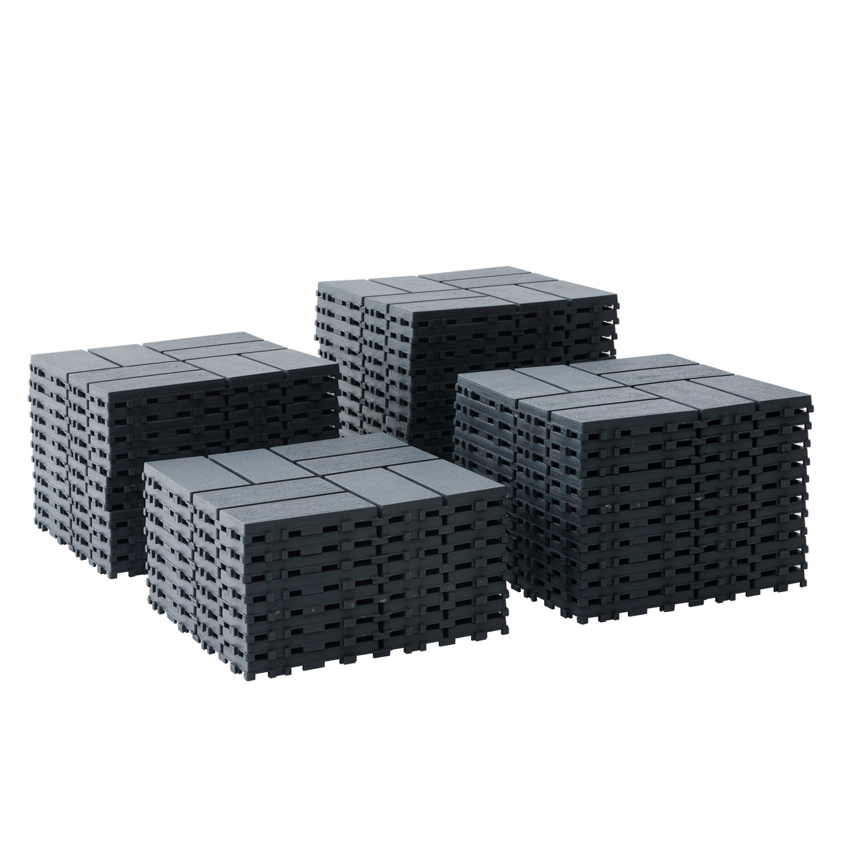 Interlocking Deck Tiles 12x12 Waterproof Outdoor Patio