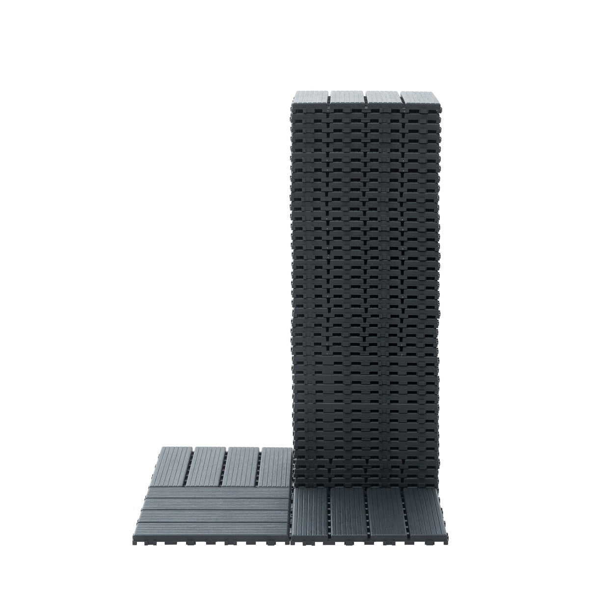 Waterproof Interlocking Deck Tiles for Patios, 44 Pack