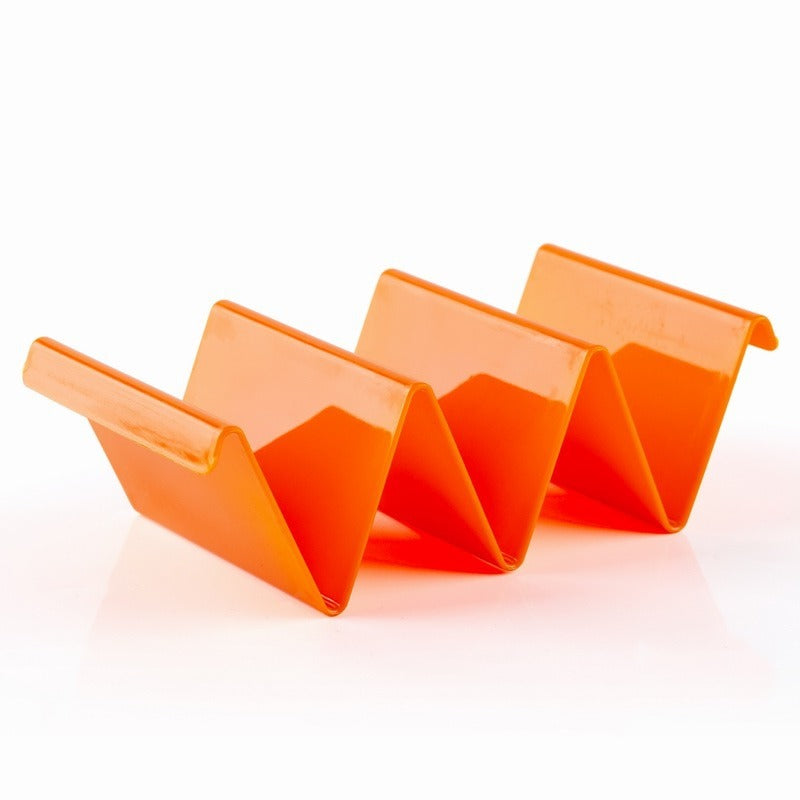 Multi-Color Plastic Taco Holder Set Keeps Tacos Upright