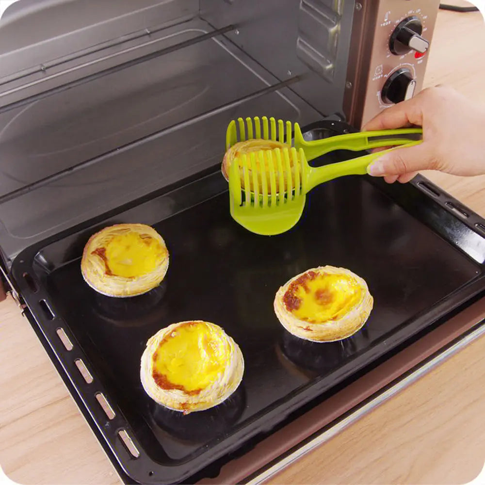 Tomato Slicer Holder for Safe, Even Lemon & Potato Cuts