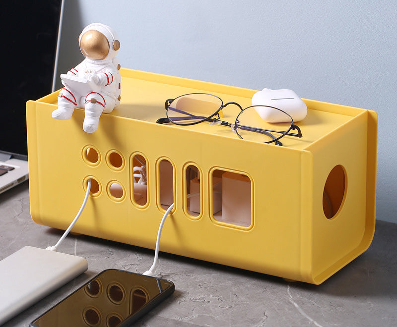 Cable Management Box for Neat, Dust-Free Charging Cables