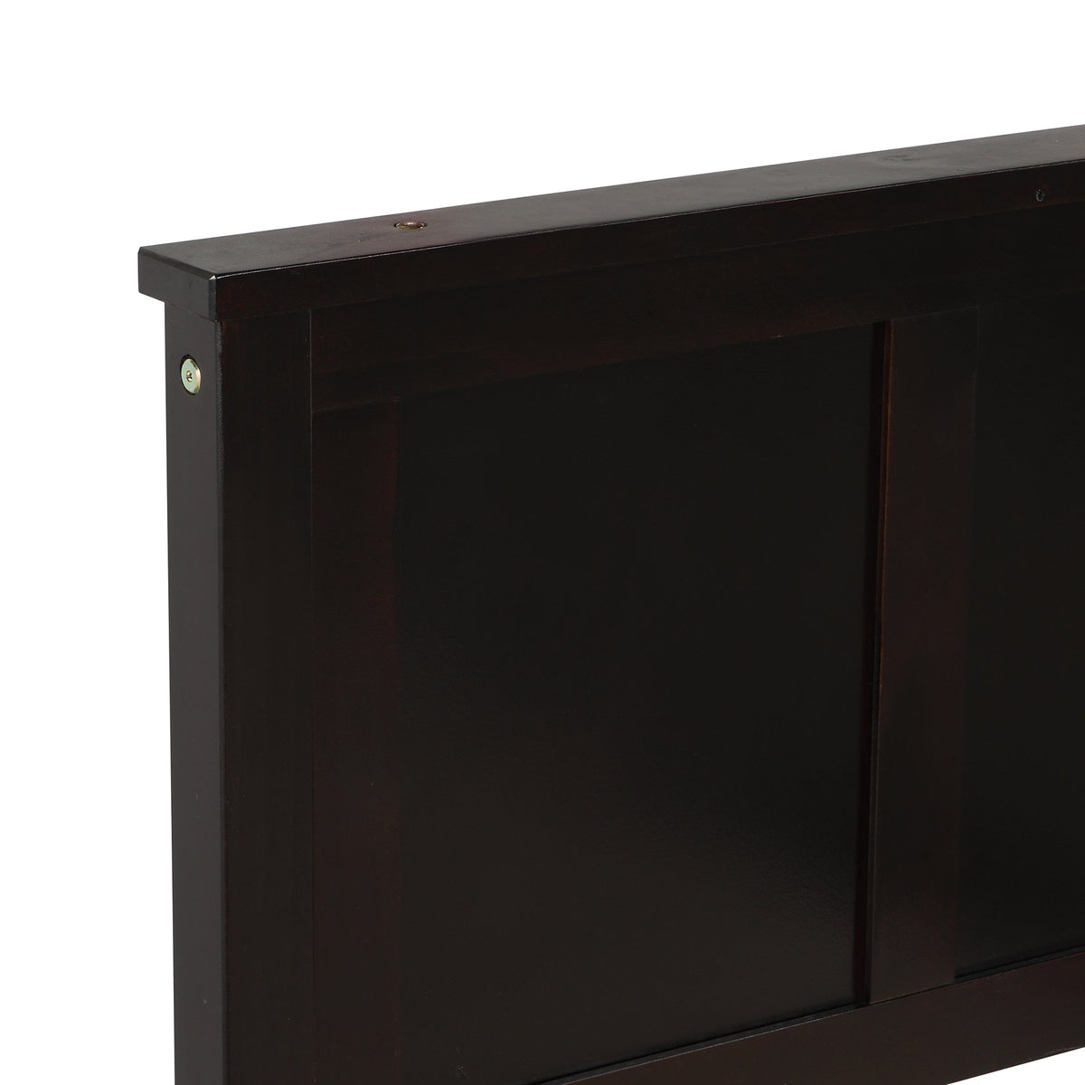 Twin Platform Bed with Rolling Storage Drawers, Espresso