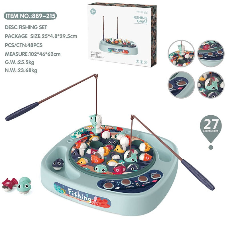 Electric Fishing Game Toy for Screen-Free Family Play