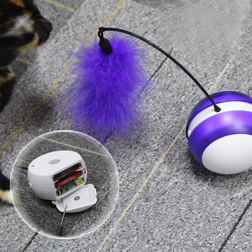 Interactive Rolling Cat Toy for Indoor Daily Exercise