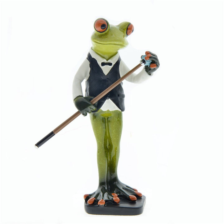 Decorative Frog Resin Figurine for Game Rooms