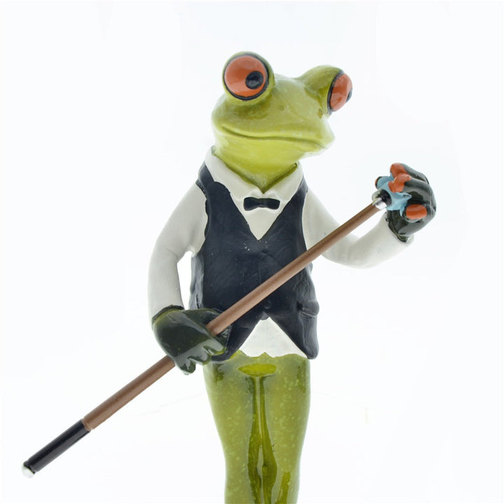 Decorative Frog Resin Figurine for Game Rooms