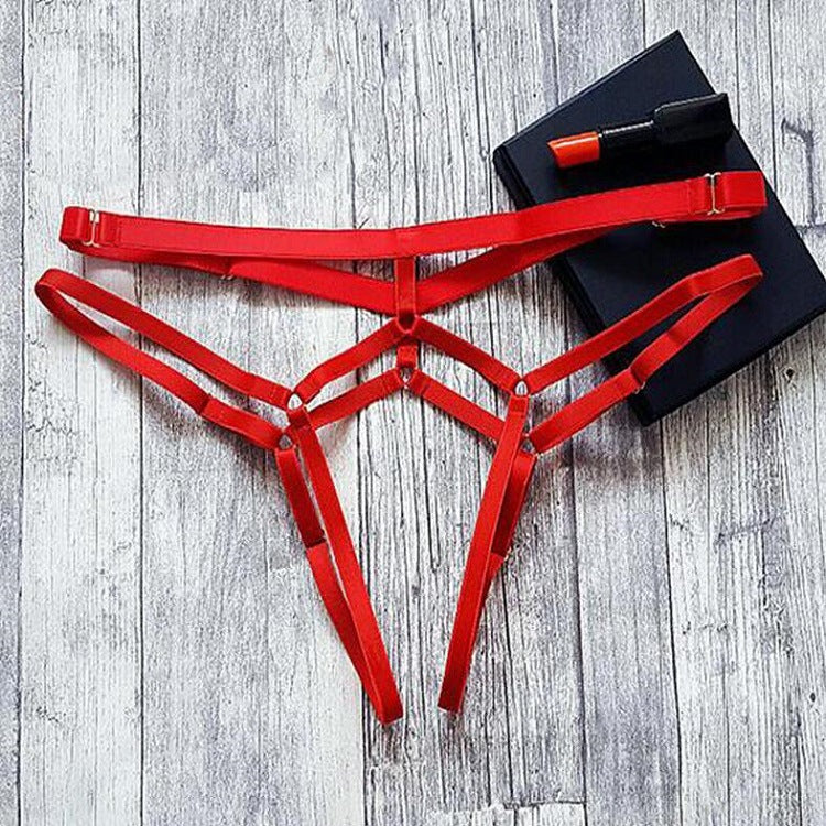 Open-Back Thong Lingerie for Striking Strappy Style