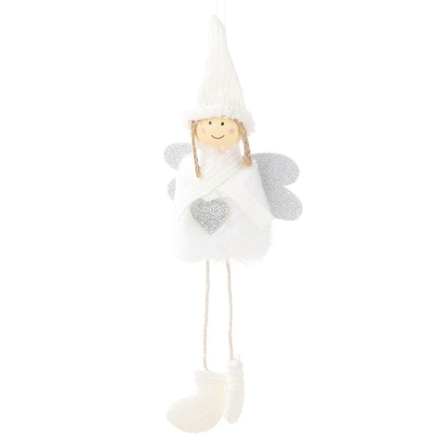Plush Angel Christmas Ornaments For Cozy Tree Decor