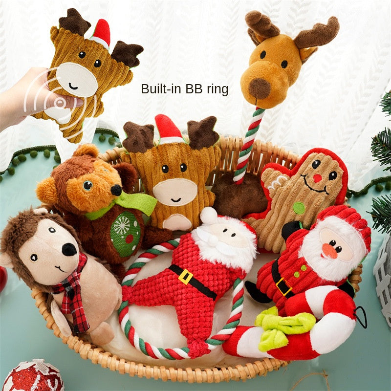 Interactive Plush Dog & Cat Toy for Boredom Relief