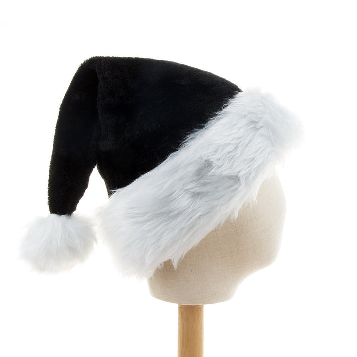 Plush Christmas Party Hat with Thick Fleece Trim