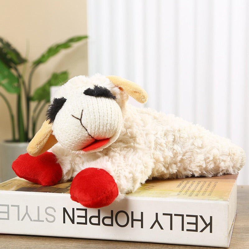 Lamb Plush Toy With Cuddly Sound for Cozy Playtime