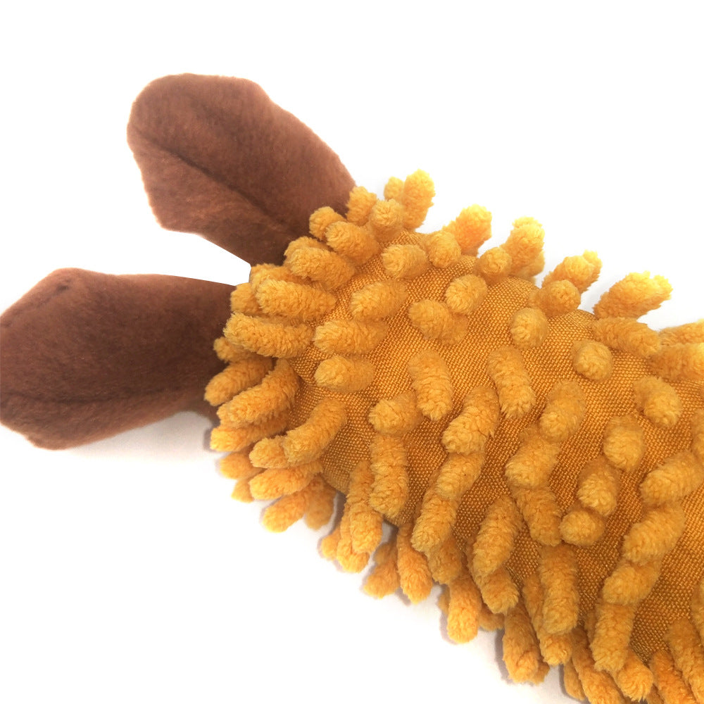 Textured Plush Dog Chew Toy for Interactive Daily Play