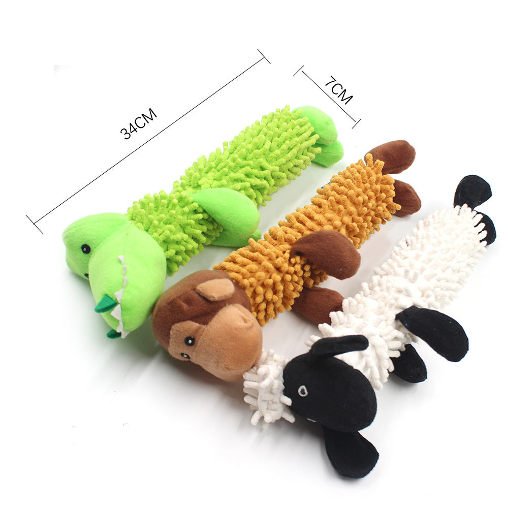 Textured Plush Dog Chew Toy for Interactive Daily Play