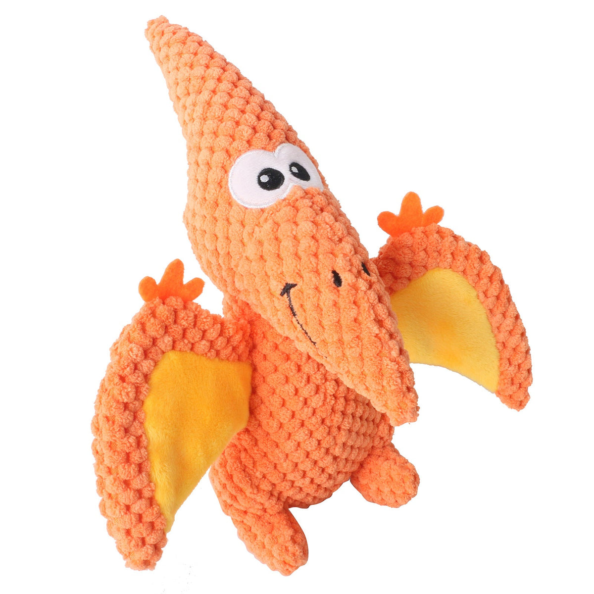 Plush Dinosaur Dog Toy for Colorful Interactive Play