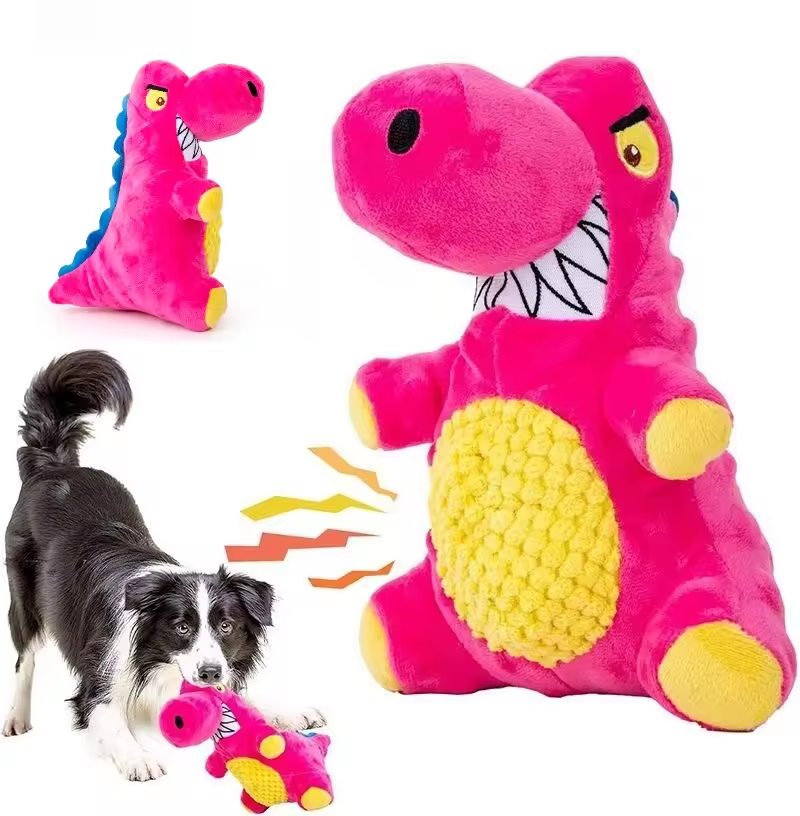Plush Squeaky Dog Toy for Engaging Interactive Play