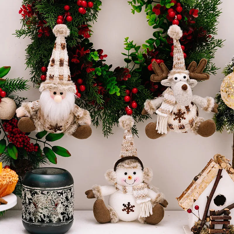 Christmas Tree Ornaments Set for Cozy Holiday Decor