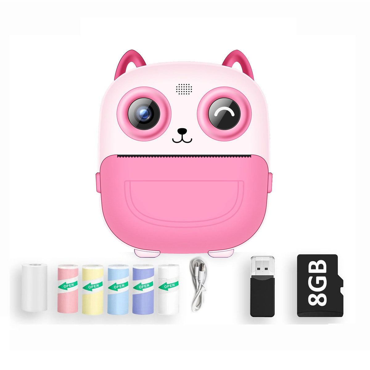 Kids Instant Print Camera with Thermal Photo Paper