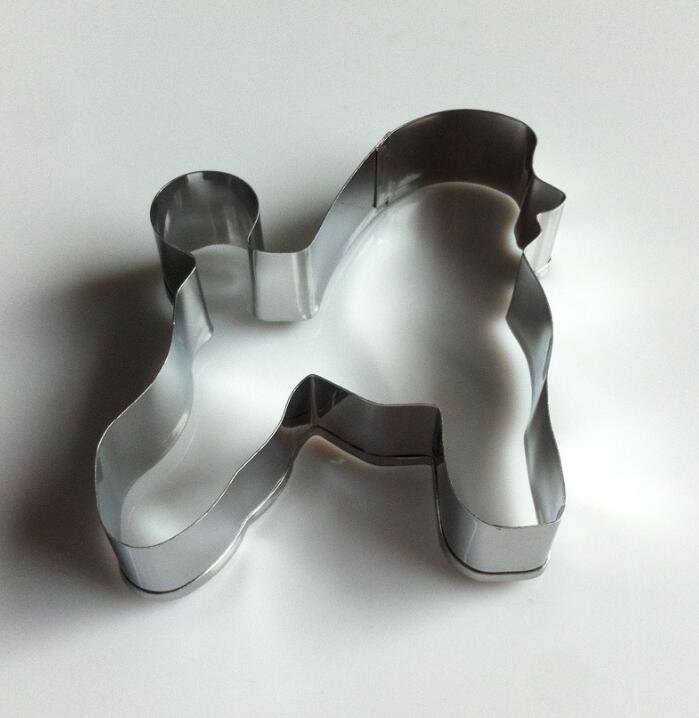 Poodle Cookie Cutter: Sharp Stainless Steel Dog Shape