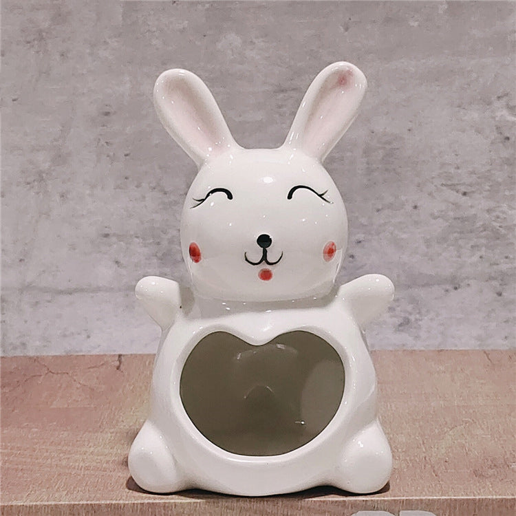 Ceramic Ghost Candle Holder for Halloween Ambiance