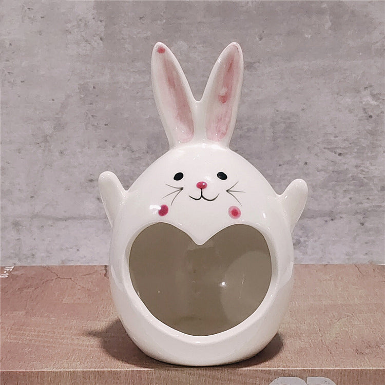 Ceramic Ghost Candle Holder for Halloween Ambiance