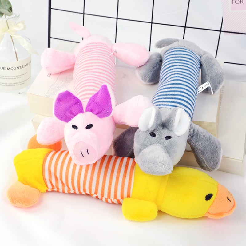 Plush Dog Toys for Soft, Squeaky Everyday Pet Play