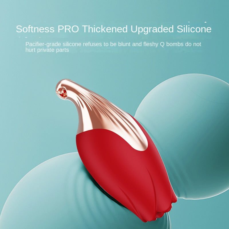 Rose Vibrator Necklace With 3-Speed Waterproof Design