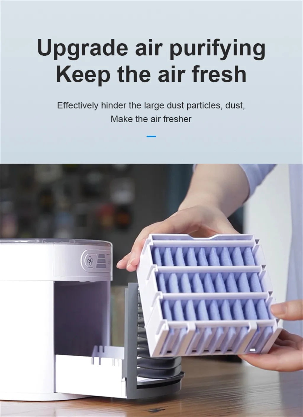USB Desktop Personal Air Cooler Fan for Desk Cooling