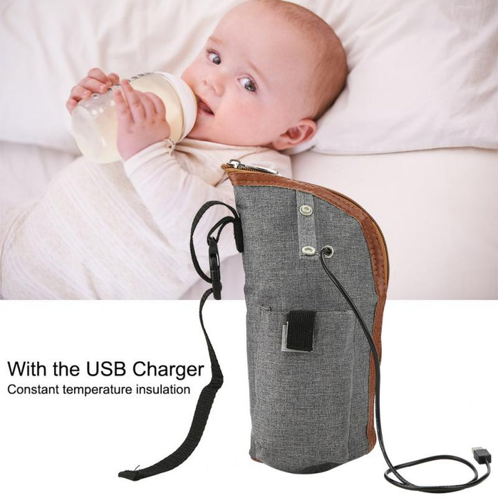 Portable USB Bottle Warmer for Travel Bottle Feeding
