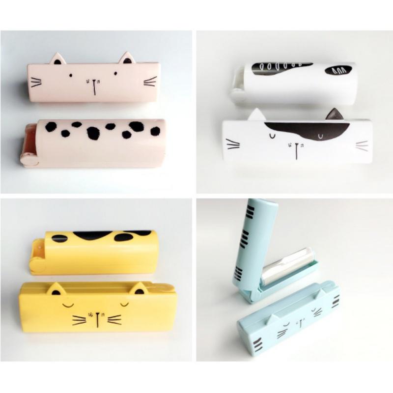 Cat-Face Pet Hair Roller: Portable Lint Remover Tool