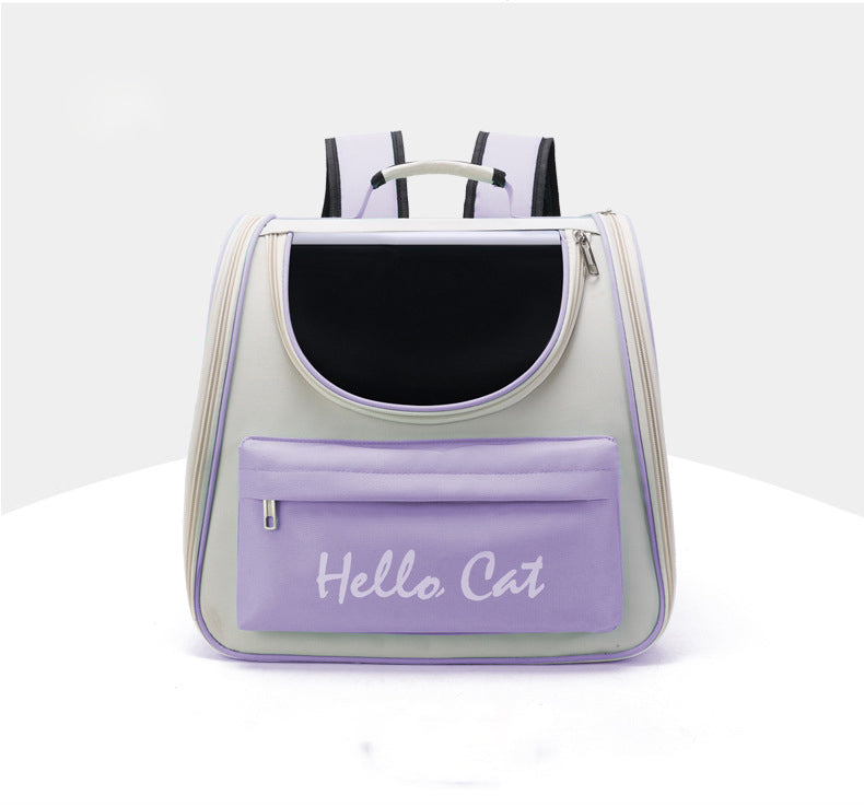 Backpack Cat Carrier With Window - Hands-Free Pet Travel