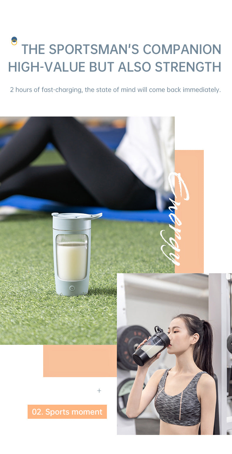 Portable Smoothie Blender Bottle for Gym and Commute