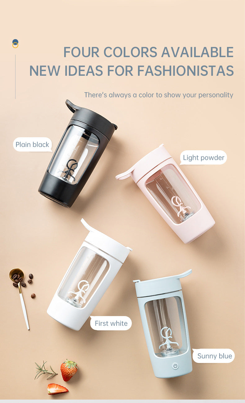 Portable Smoothie Blender Bottle for Gym and Commute