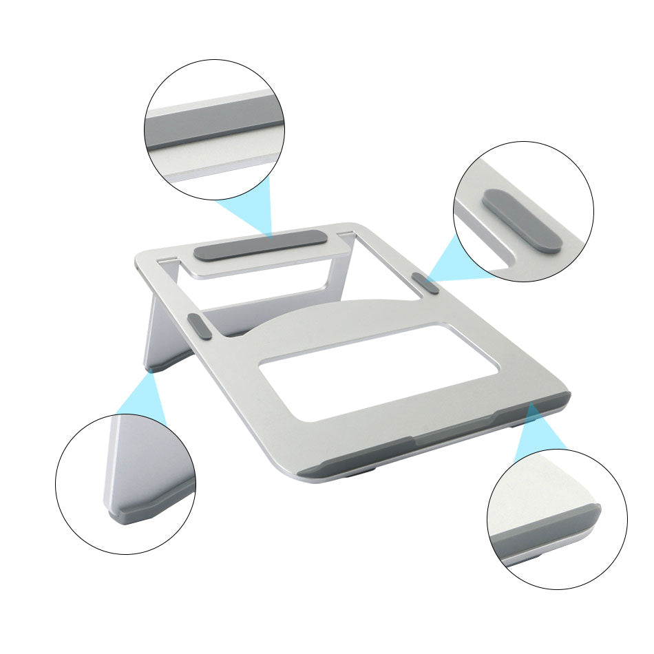 Foldable Aluminum Laptop Stand for MacBook and iPad