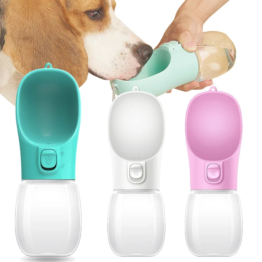 Portable Dog Water Bottle for Walks, Hikes & Travel