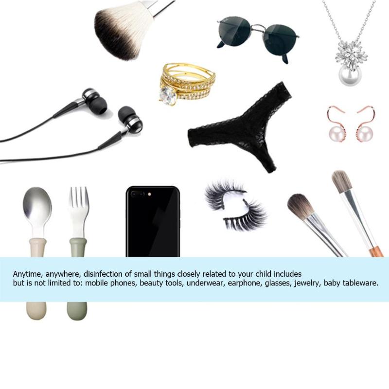Portable UV Sterilizer Box for Phones and Jewelry Care