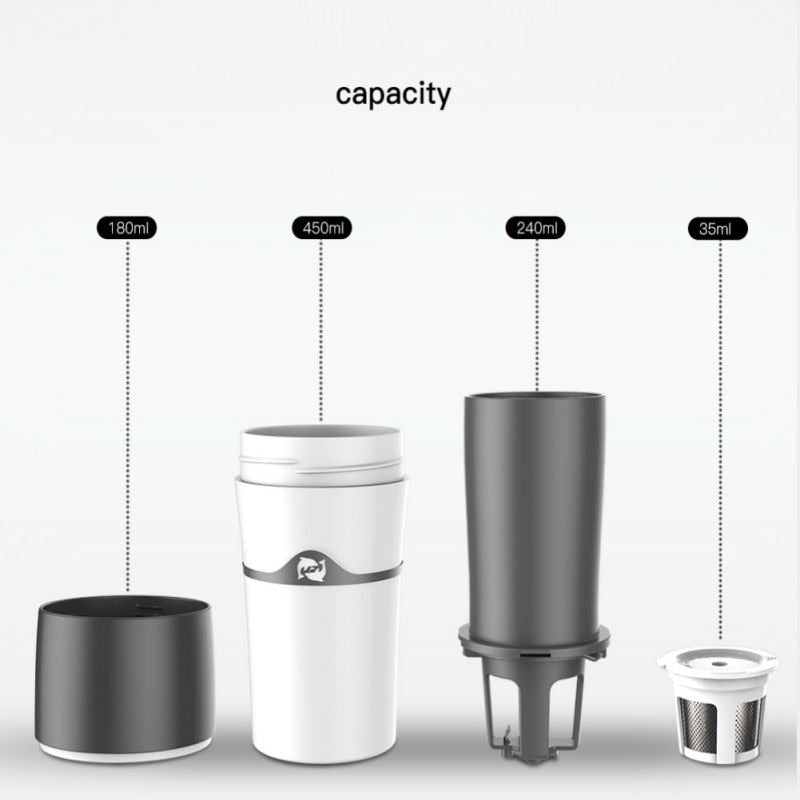 Portable Drip Coffee Maker Travel Mug, Brew in 3 Min