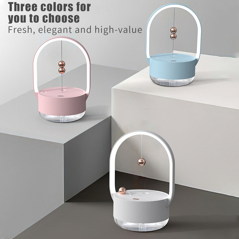 Desktop Humidifier Night Light with Floating Magnetic Balls