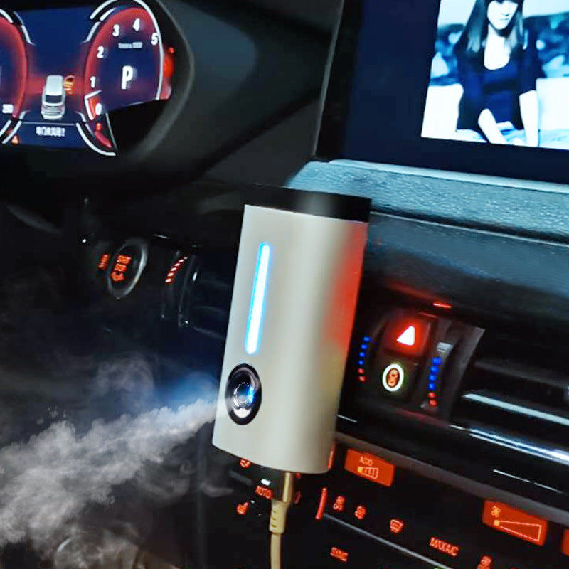 Portable Mini Car Humidifier with LED Light for Cabin