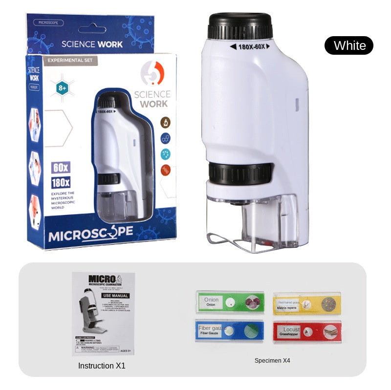 Portable Handheld Microscope Toy for Kids Outdoor Science