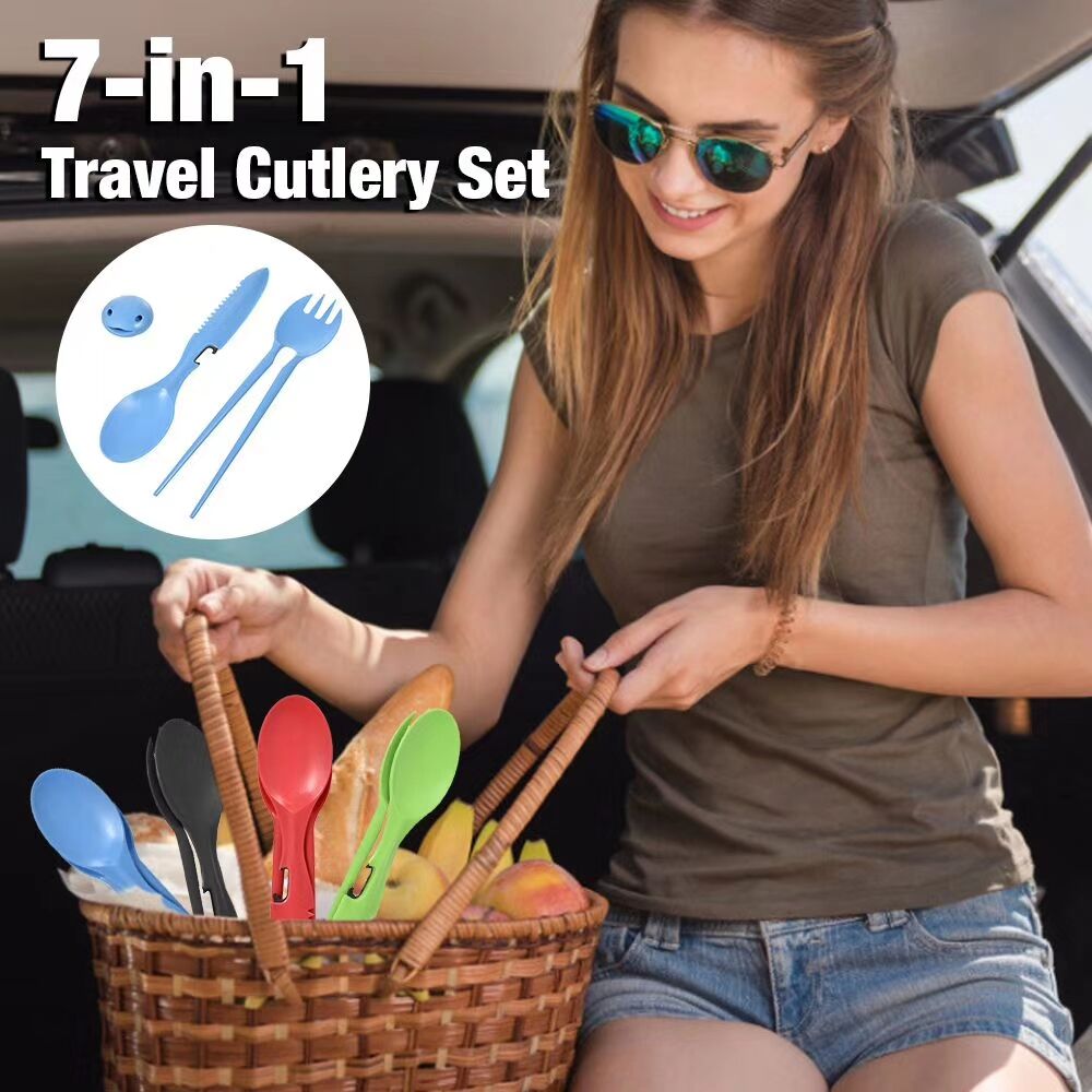 Ultralight Camping Spork: Spoon, Fork & Knife in One