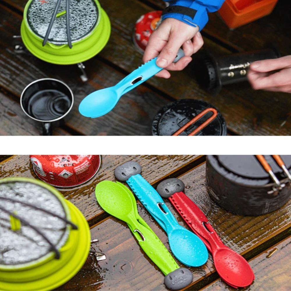 Ultralight Camping Spork: Spoon, Fork & Knife in One