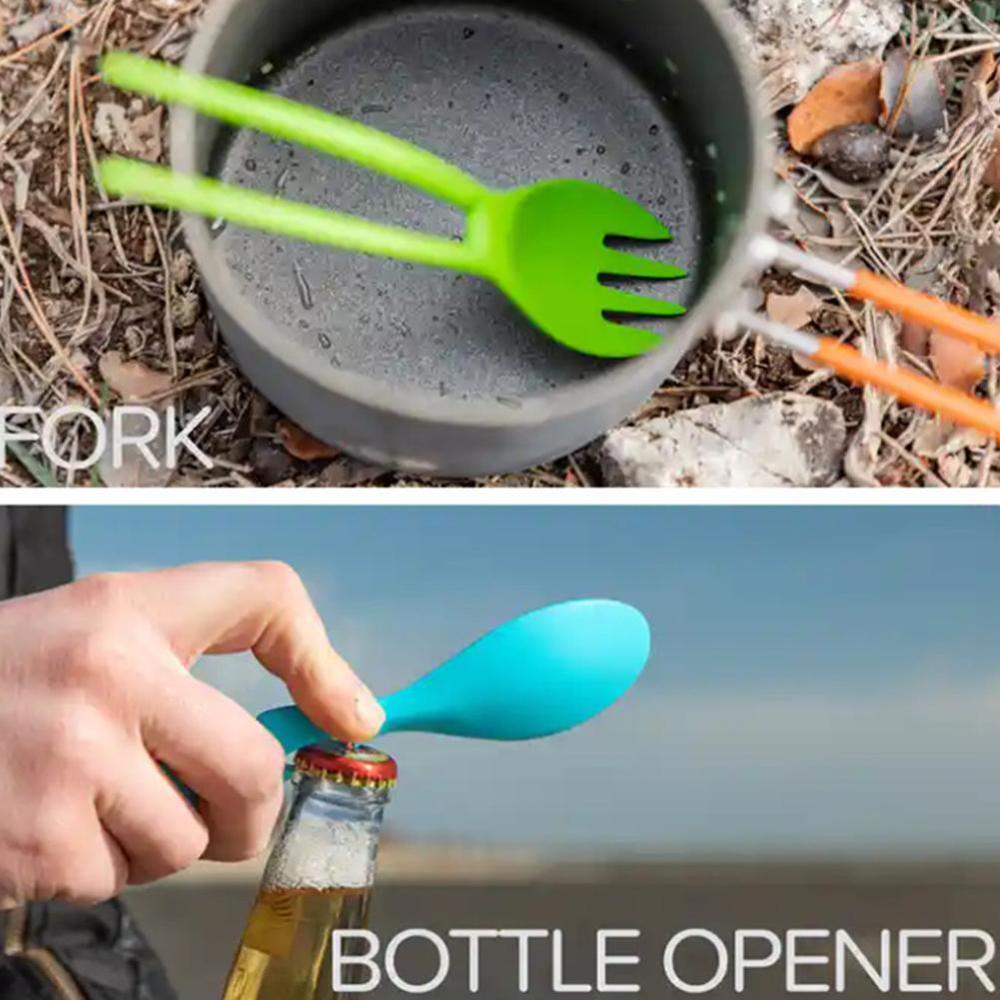Ultralight Camping Spork: Spoon, Fork & Knife in One