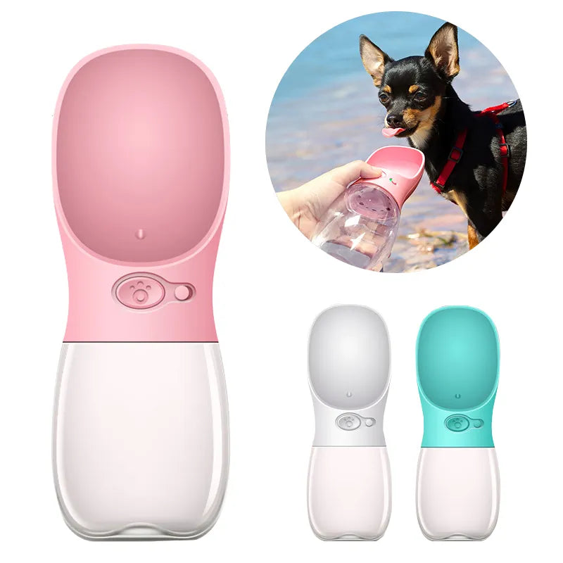 Portable Pet Water Bottle for Mess-Free Walks